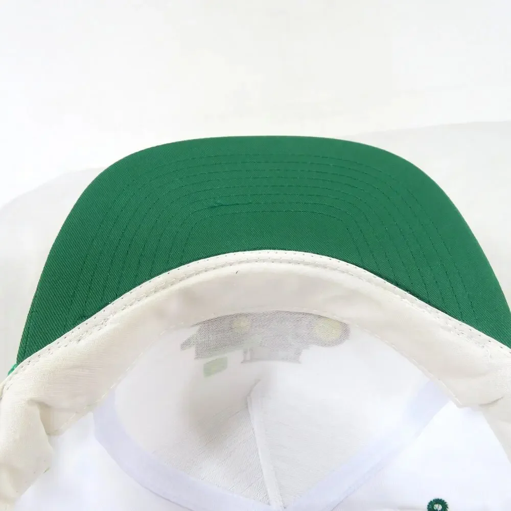 John Deere Trucker Rope Hat Cap Mohrs Brand Green White Snapback NWOT 1990s
